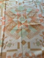 Abee vintage wollen deken 165x225, Verzenden, Gebruikt, Eenpersoons, Deken of Dekbed