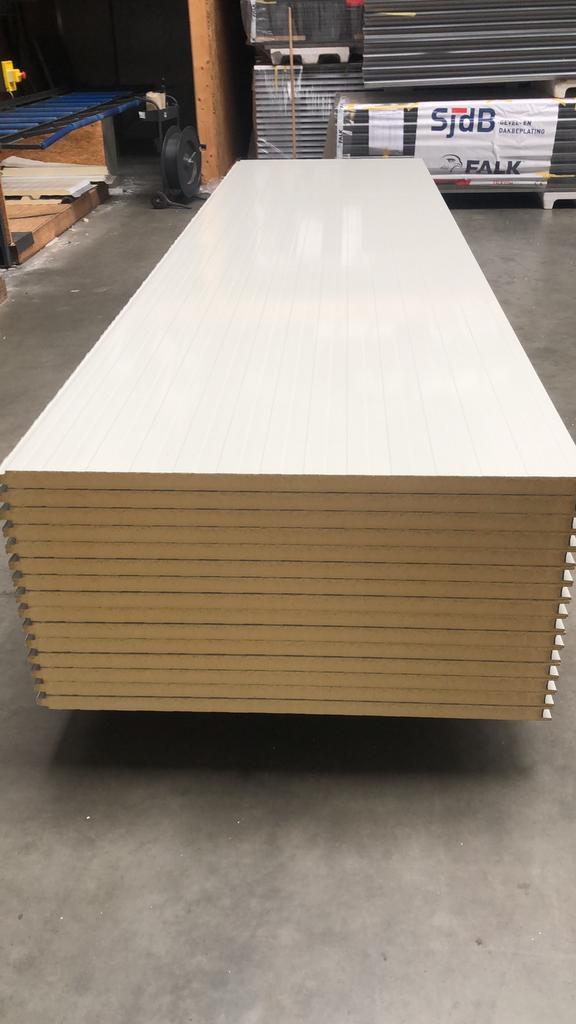 Sandwichpaneel wand Falk1170WZ binnenwand, Doe-het-zelf en Verbouw, Platen en Panelen, Nieuw, Overige materialen, Minder dan 20 mm