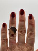 Z646 Prachtige zilveren zegelring maat 16,75, Sieraden, Tassen en Uiterlijk, Antieke sieraden, Ophalen of Verzenden, Zilver, Ring