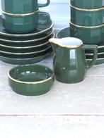 Melkkannetje en suikerschaaltje Groen Apilco Y. Deshoulieres, Antiek en Kunst, Ophalen of Verzenden