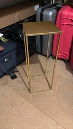 Zuil/ pilaar/ plantentafel goud, Huis en Inrichting, Woonaccessoires | Zuilen en Pilaren, Ophalen, Zo goed als nieuw