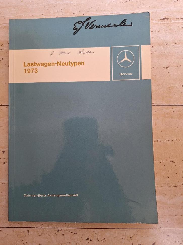Mercedes LKW 1973 Kippers 1626K 4x4 tm 2632AK 6x6, Auto diversen, Handleidingen en Instructieboekjes, Ophalen of Verzenden
