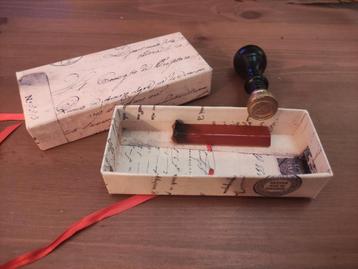 Lakzegel Stempel Set beschikbaar voor biedingen