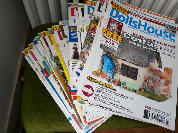 32 x DollsHouse Engels poppenhuis tijdschrift gratis, Verzamelen, Poppenhuizen en Toebehoren, Poppenhuis, Ophalen