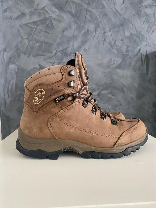 Meindl dames gtx berg wandelschoenen bruin leer 39 5.5 zgan, Sport en Fitness, Bergsport en Wandelen, Zo goed als nieuw, Schoenen