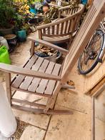Houten Schommelstoel - Relax in Stijl!, Tuin en Terras, Ophalen, Gebruikt, Hout