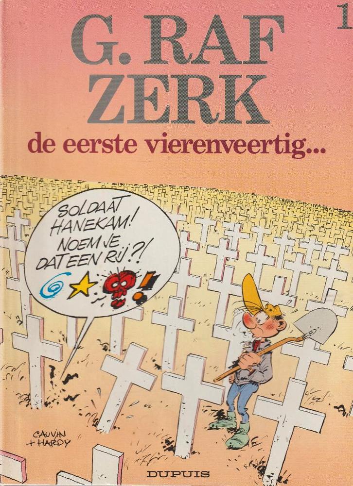 G. Raf Zerk 1 t/m 5, Boeken, Stripboeken, Zo goed als nieuw, Meerdere stripboeken, Ophalen of Verzenden