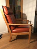 Getama Hans J. Wegner GE265 fauteuil stoel vintage, Ophalen of Verzenden, Gebruikt, Leer