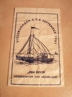 Den Oever visserijdagen 2,3, 4  September 1961, Verzamelen, Suikerzakjes, Ophalen of Verzenden