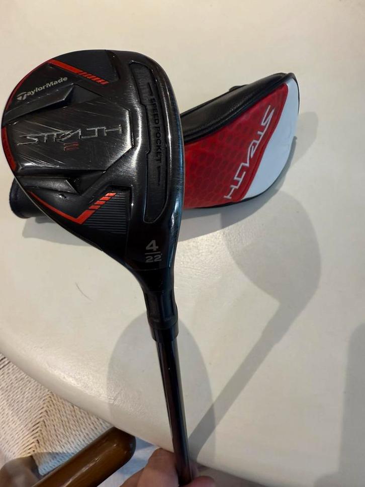 Taylormade Stealth 4 hybrid - 70gr Stiff, Sport en Fitness, Golf, Zo goed als nieuw, Club, Overige merken, Ophalen