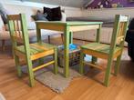 Kindertafel met stoeltjes, Kinderen en Baby's, Kinderkamer | Tafels en Stoelen, Ophalen, Gebruikt, Tafel(s) en Stoel(en)