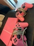 PlayStation 2 Slim + Spel + Geheugenkaart, Spelcomputers en Games, Spelcomputers | Sony PlayStation 2, Ophalen, Met 2 controllers