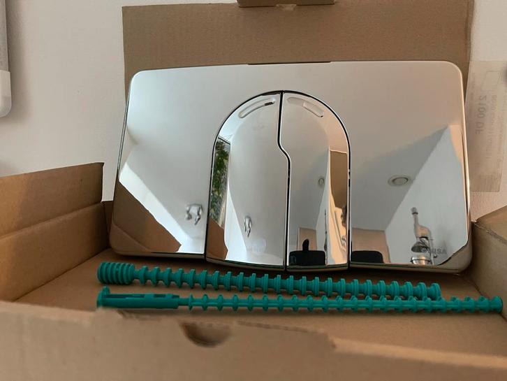 Wisa Excellent 2100DF Bedieningspaneel - Nieuw, Doe-het-zelf en Verbouw, Sanitair, Nieuw, Toilet, Chroom, Ophalen of Verzenden