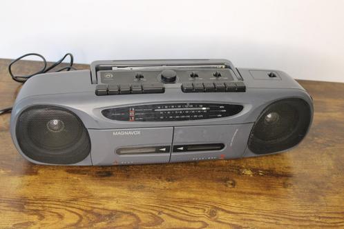 Magnavox Stereo radio Double Cassette Recorder, Audio, Tv en Foto, Radio's, Gebruikt, Ophalen of Verzenden