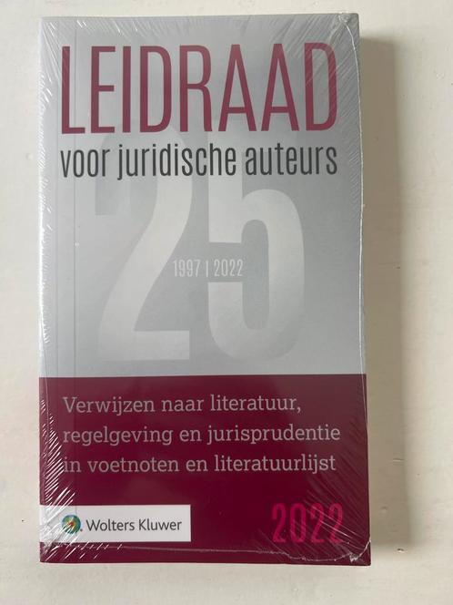 Leidraad Juridische Auteurs 2022 - Nieuw!, Boeken, Studieboeken en Cursussen, Nieuw, Niet van toepassing, Gamma, Ophalen of Verzenden