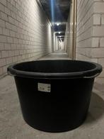 Grote zwart grijze plantenbak, Tuin en Terras, Bloembakken en Plantenbakken, Ophalen, Zo goed als nieuw, Rond, Kunststof