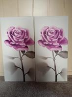 Schilderijen 2 stuks samen voor 4 euro vaste prijs alleen, Huis en Inrichting, Ophalen, Zo goed als nieuw, Schilderij, 75 tot 100 cm