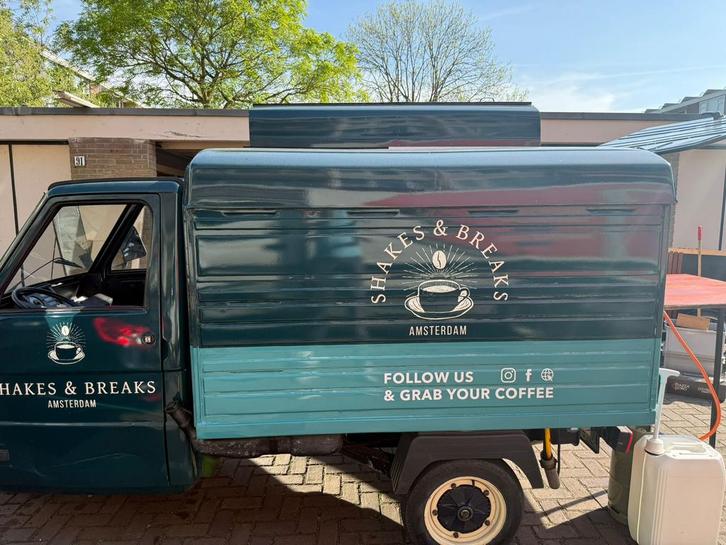 Piaggio T1-TM (ape) Koffiekar, Fietsen en Brommers, Scooters | Piaggio, Zo goed als nieuw, Overige modellen, Maximaal 45 km/u