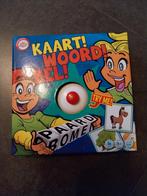 Kaart woord bel. Gezelschapsspel v.a. 8 jaar., Hobby en Vrije tijd, Ophalen of Verzenden, Zo goed als nieuw