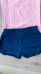 Leuk kort blauw Girls broekje mt 128, Broek, Meisje, Ophalen of Verzenden, Zo goed als nieuw