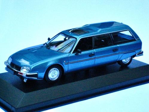 Citroen CX Break '82 blauw metallic Maxichamps 1:43, Hobby en Vrije tijd, Modelauto's | 1:43, Nieuw, Auto, MiniChamps, Ophalen of Verzenden