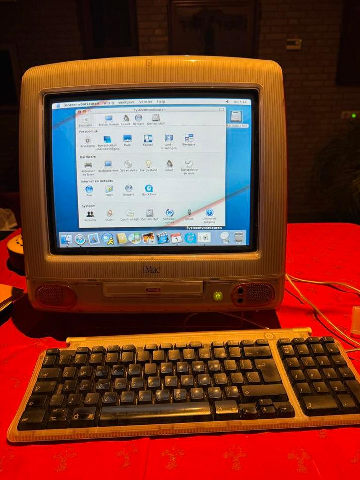 Vintage iMac G3 - Klassieker!, Computers en Software, Apple Desktops, Gebruikt, iMac, Onbekend, Minder dan 2 Ghz, Minder dan 4 GB