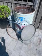 Barbecue 200 liter olievat in de vorm van een bierblik, Tuin en Terras, Houtskoolbarbecues, Ophalen, Gebruikt