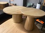Nieuwe Travertin Bijzettafels - Set van 2, Ophalen, Overige materialen, Minder dan 50 cm, 50 tot 75 cm