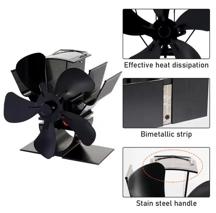 Kachelventilator - Efficiënte Warmteverdeling, Huis en Inrichting, Kachels, Nieuw, Vrijstaand, Overige soorten, Hout, Ophalen of Verzenden