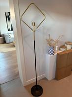 Kave Home  vloerlamp - Goud/Zwart - 188cm, Ophalen, Zo goed als nieuw, Metaal, 150 tot 200 cm