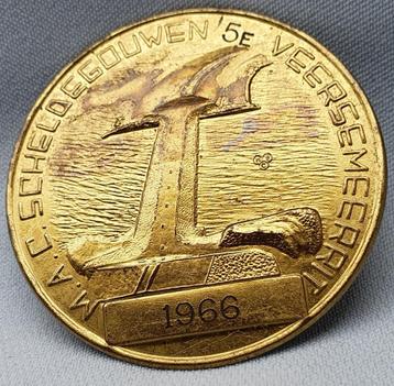 Badge 5e Veersemeerrit 1966, M.A.C. Scheldegouwen beschikbaar voor biedingen