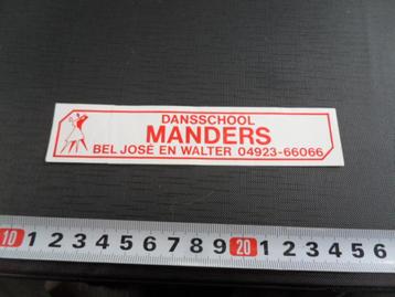 stickers Gemert Dansschool Manders Jose en Walter 04923-6606 beschikbaar voor biedingen