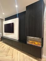 Luxe tv-meubel met sfeerhaard, Huis en Inrichting, Ophalen, Zo goed als nieuw, Inbouwhaard, Elektrische haard