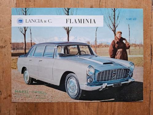 Lancia Flaminia sheet, Boeken, Auto's | Folders en Tijdschriften, Zo goed als nieuw, Overige merken, Ophalen of Verzenden