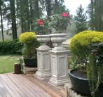 Italiaanse elegantie in uw tuin door betonnen zuilen & vazen, Huis en Inrichting, Woonaccessoires | Vazen, Nieuw, Overige materialen