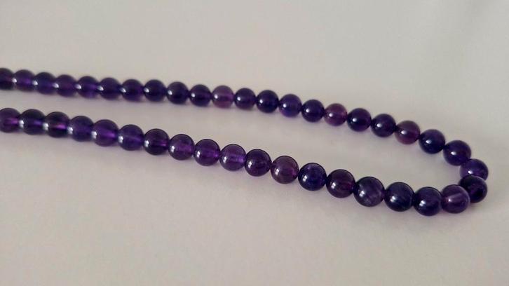 Amethist edelstenen kralen, Hobby en Vrije tijd, Kralen en Sieraden maken, Nieuw, Kraal, Verzenden