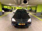 Mercedes-Benz C-Klasse C220cdi BE Aut7 2011 Grijs, Auto's, Mercedes-Benz, Zwart, Leder, Diesel, Particulier