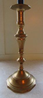 oude messing kandelaar kaarsenstandaard koper, Antiek en Kunst, Verzenden, Koper of Brons