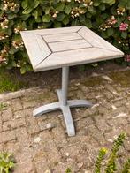 Terrastafel bijzettafel inklapbaar, Tuin en Terras, Ophalen, Gebruikt, Vierkant, Hout