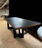 Richmond Dining table Cambon 280 cm, lange zwarte eettafel, Ophalen, 100 tot 150 cm, Eikenhout, 200 cm of meer