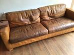 Bank 3 .5 zits leer, Huis en Inrichting, Ophalen, Gebruikt, 150 tot 200 cm, Driepersoons