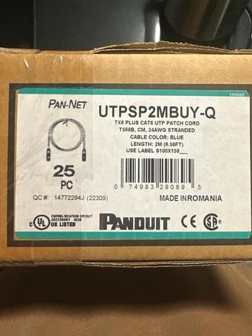 Pan-Net UTP Patch Cord - Nieuw in doos! 25 per doos 30€ beschikbaar voor biedingen