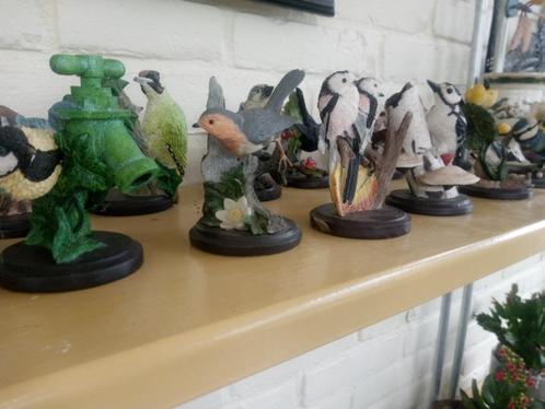 Handgemaakte vogelbeeldjes , vogelwereld collectie, Verzamelen, Beelden en Beeldjes, Zo goed als nieuw, Dier, Ophalen