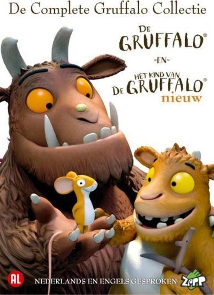 DVD box: De complete Gruffalo collectie, Cd's en Dvd's, Dvd's | Kinderen en Jeugd, Zo goed als nieuw, Film, Dieren, Boxset, Alle leeftijden
