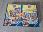Paw Patrol Puzzel & Memory spel, Ophalen, Meer dan 50 stukjes, Zo goed als nieuw, 4 tot 6 jaar