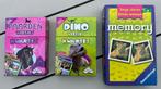 Memory + kwartetspellen (Paarden en Dino's), Ophalen of Verzenden, Zo goed als nieuw, Speelkaart(en)