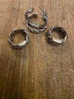 buddha to buddha oorbellen en ringen, Ophalen of Verzenden, Gebruikt, Zilver, Zilver
