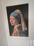 Meisje met de parel op hout afdruk 90x60 Johannes Vermeer, Antiek en Kunst, Kunst | Schilderijen | Klassiek, Ophalen