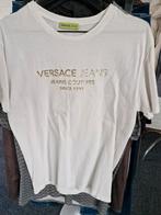 Versace Jeans T-shirt - Wit - Gedragen, Maat 52/54 (L), Wit, Ophalen of Verzenden, Gedragen