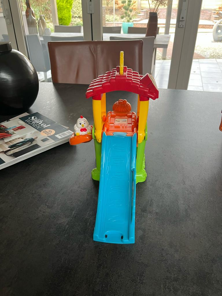Vtech kippenhok, Kinderen en Baby's, Speelgoed | Buiten | Speeltoestellen, Ophalen, Zo goed als nieuw